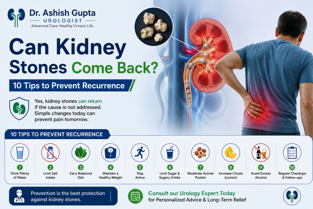 Can Kidney Stones Come Back