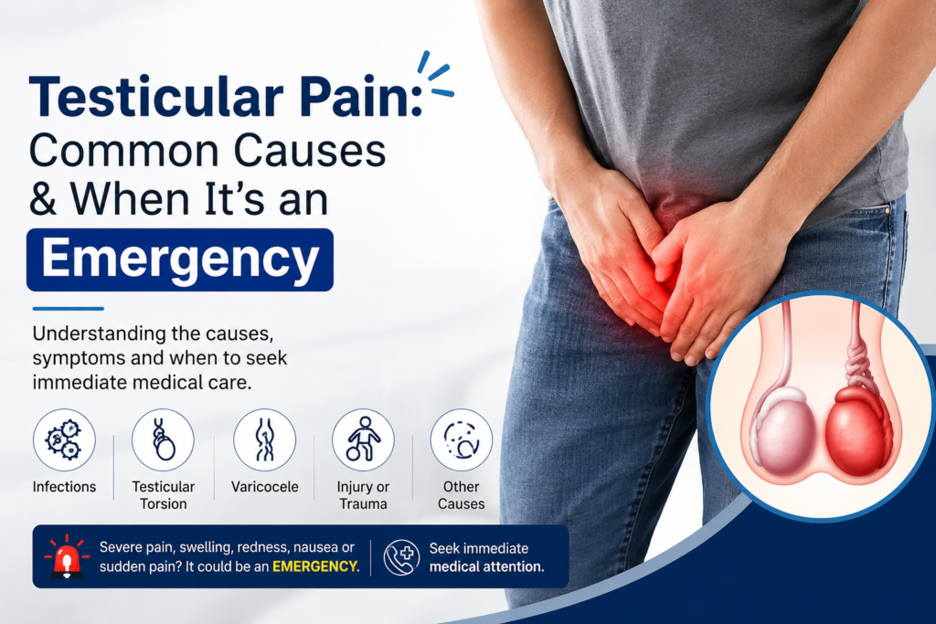 testicular pain causes & treatment